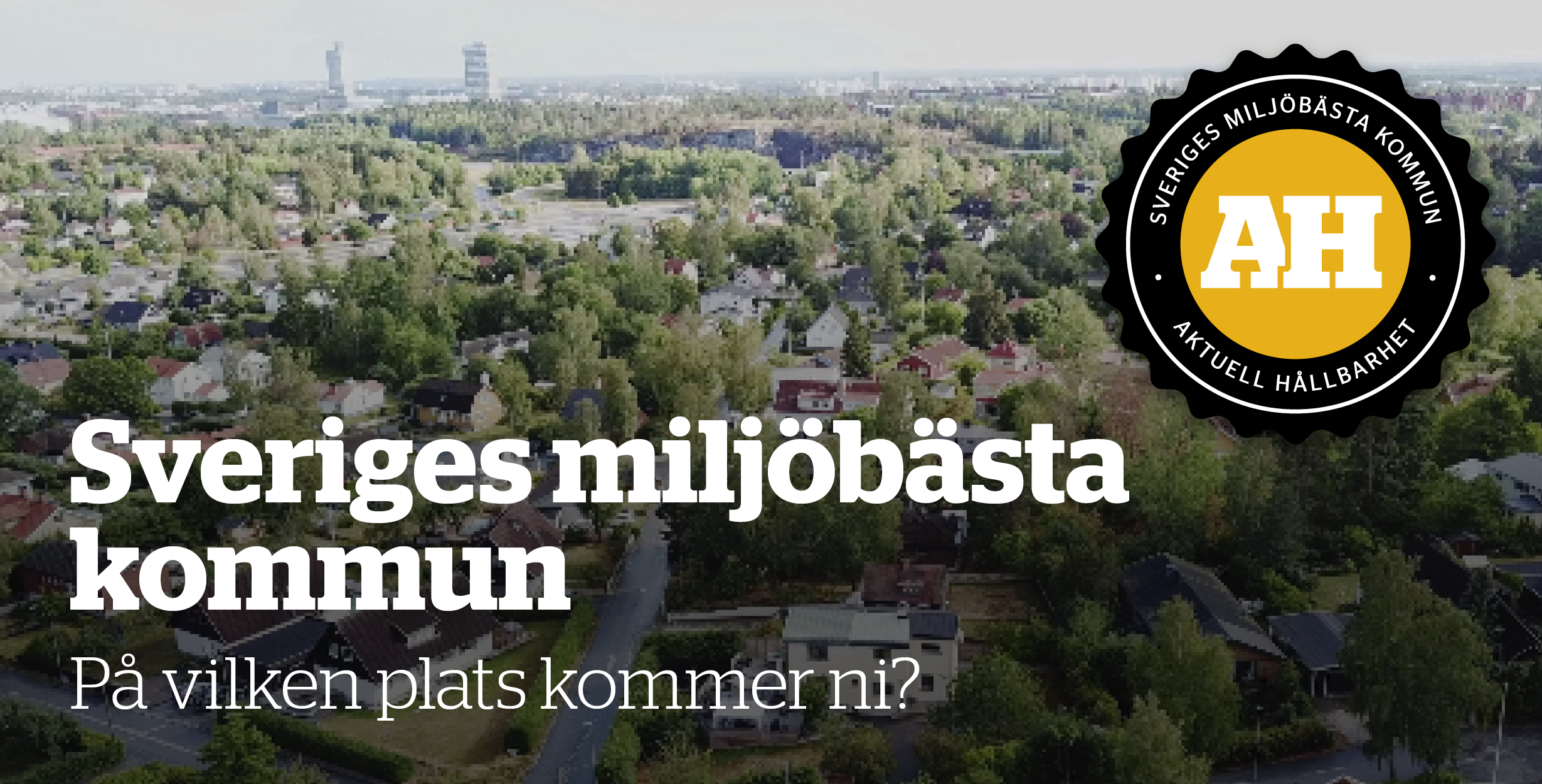 Sveriges miljöbästa kommun - Aktuell hållbarhet